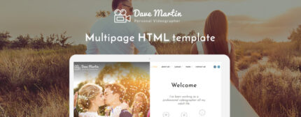 Dave Martin - Template Situs Web HTML5 Responsif Videografer - Fitur Gambar 1