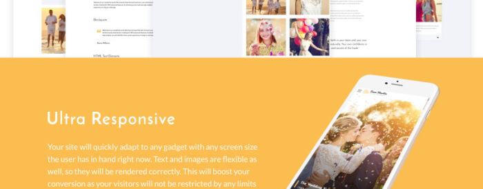 Dave Martin - Template Situs Web HTML5 Responsif Videografer - Fitur Gambar 4