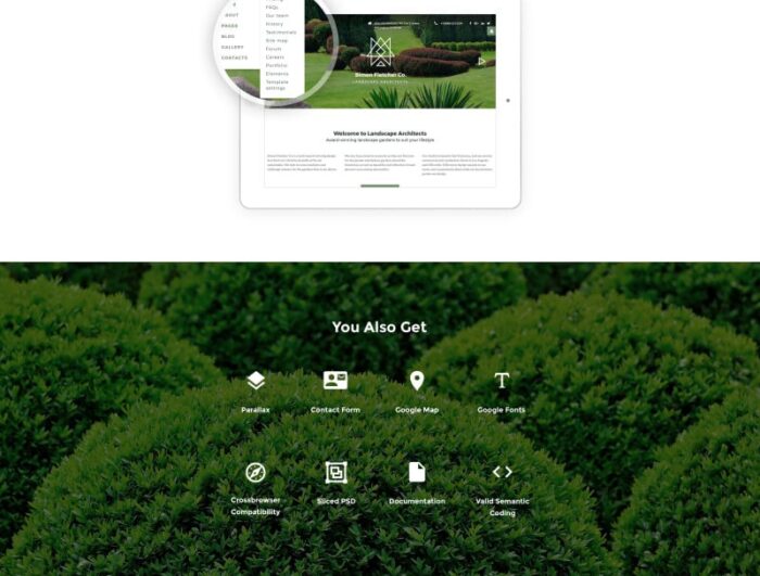 Simon Fletcher - Template Joomla Arsitek Lanskap - Fitur Gambar 6