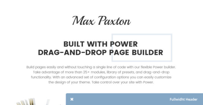 MaxPaxton - Tema WordPress Penulis Naskah Lepas dan Jurnalis - Fitur Gambar 1