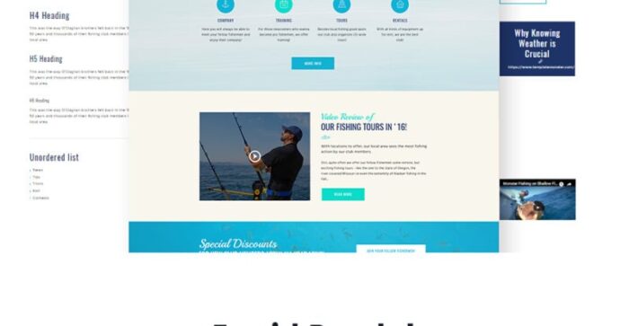 Sail Fish - Tema WordPress Responsif Fishing Club - Fitur Gambar 12