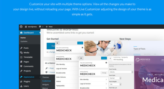 MediCheck - Tema WordPress Responsif Laboratorium Medis - Fitur Gambar 21