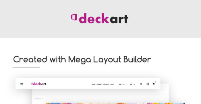 Tema PrestaShop Responsif DeckArt - Fitur Gambar 1