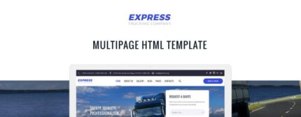 Express - Template Situs Web Multihalaman Logistik dan Transportasi - Fitur Gambar 1