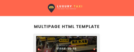 Template Situs Web Multihalaman Taksi Mewah - Fitur Gambar 1