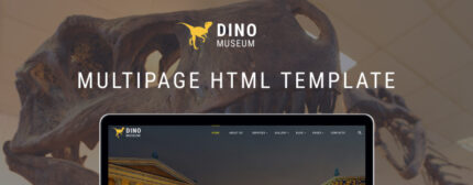 Template Situs Web Museum Dino - Fitur Gambar 1