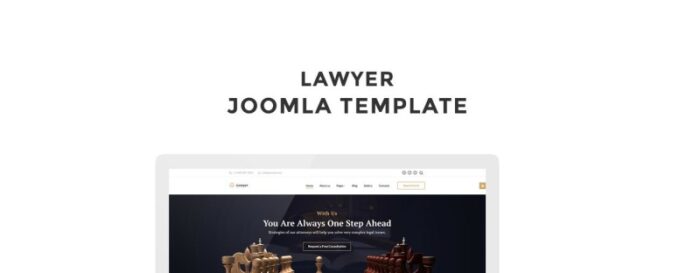 Template Joomla Responsif Firma Hukum - Fitur Gambar 1