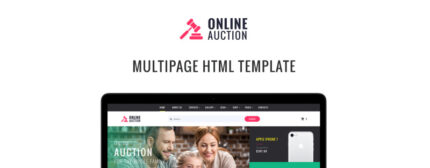 Template Situs Web Lelang Online Multihalaman - Fitur Gambar 1