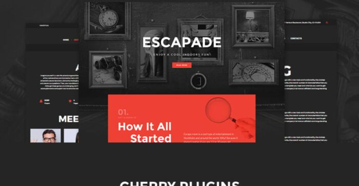 Escapade - Tema WordPress Responsif Escape Room - Fitur Gambar 2
