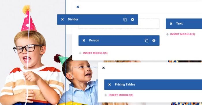 Tema WordPress Responsif Layanan Pesta Anak Kiddaboo - Fitur Gambar 2