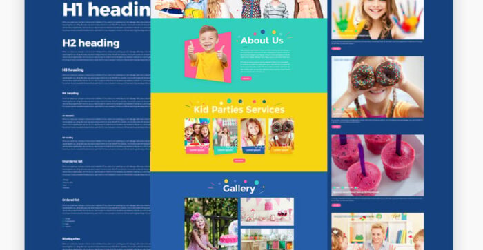 Tema WordPress Responsif Layanan Pesta Anak Kiddaboo - Fitur Gambar 13