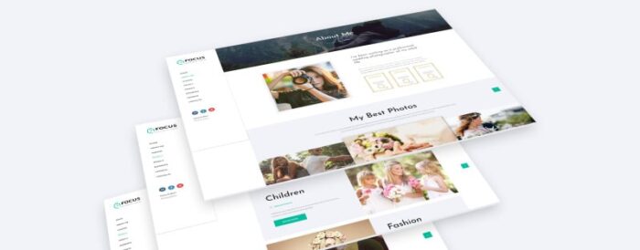 Fokus - Template Situs Web Portofolio Fotografer - Fitur Gambar 6