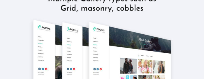 Fokus - Template Situs Web Portofolio Fotografer - Fitur Gambar 14