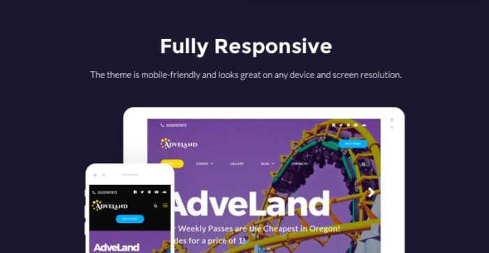 Adveland - Tema WordPress Responsif Taman Hiburan - Fitur Gambar 21