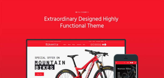 Bikeetta - Tema WooCommerce Toko Sepeda - Fitur Gambar 1
