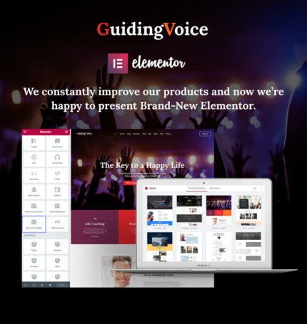 Tema WordPress Guiding Voice - Life Coach - Fitur Gambar 1