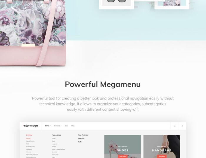 Stormage - Tema Magento Pakaian Fashion - Fitur Gambar 6