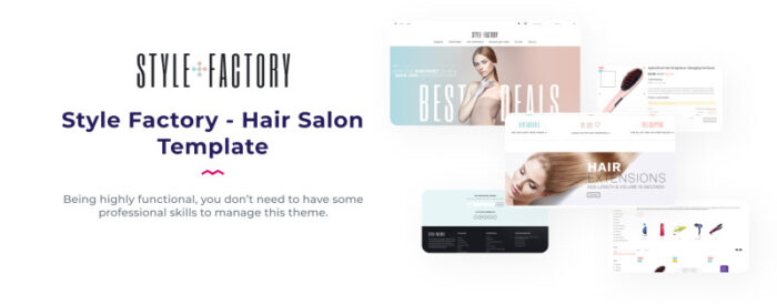 Template E-dagang Salon Rambut - Tema StyleFactory PrestaShop - Fitur Gambar 3