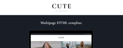 Lucu - Template Situs Web HTML5 Multihalaman Majalah Mode - Fitur Gambar 1