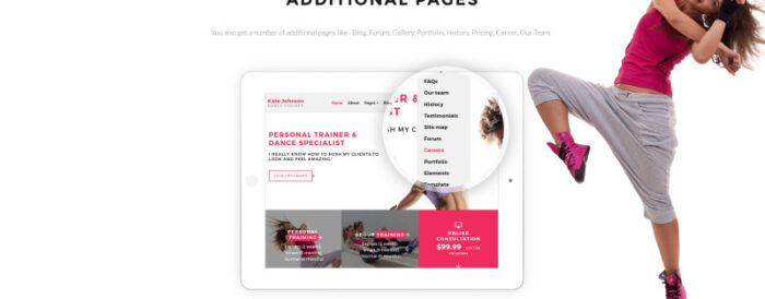 Kate Johnson - Template Joomla Pelatih Tari - Fitur Gambar 7