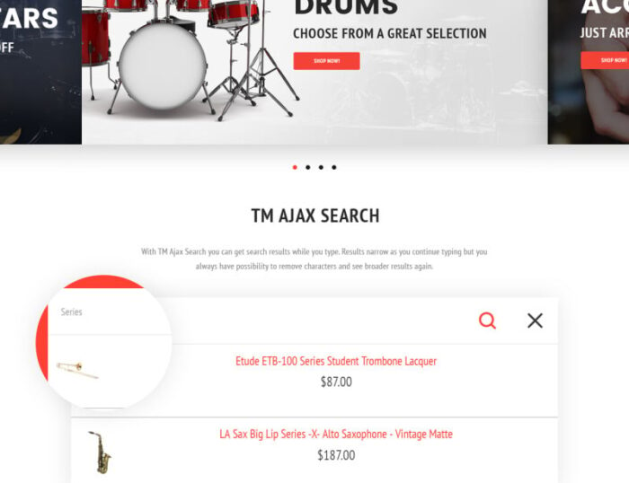 SoundBizarre - Tema Magento Toko Musik - Fitur Gambar 6