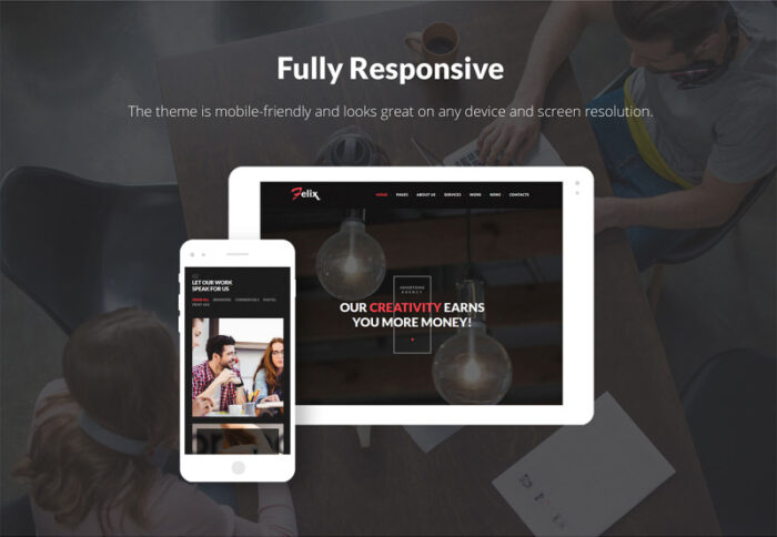 Tema WordPress Felix Advertising Agency - Fitur Gambar 8