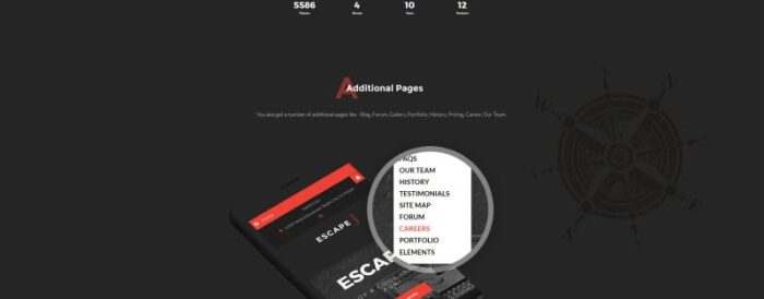 Escape - Template Joomla Escape Room - Fitur Gambar 7