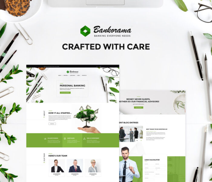 Bankorama - Tema WordPress Bank - Fitur Gambar 1