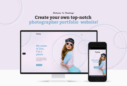 Flashing - Tema WordPress Portofolio Fotografer - Fitur Gambar 1