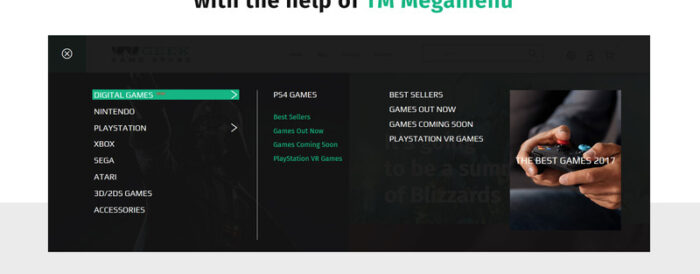 Geek - Tema Game Store PrestaShop - Fitur Gambar 9