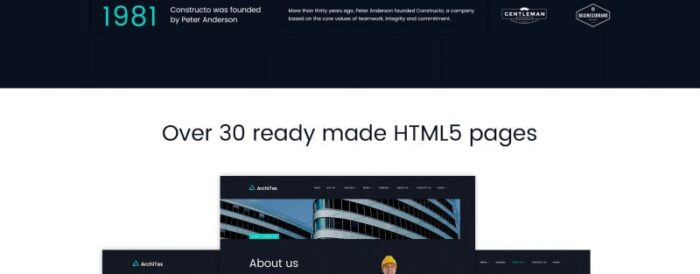 Template Situs Web Responsif HTML Perusahaan Konstruksi - Fitur Gambar 4