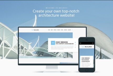 Buildex - Tema WordPress Responsif Agensi Arsitektur Multihalaman - Fitur Gambar 1