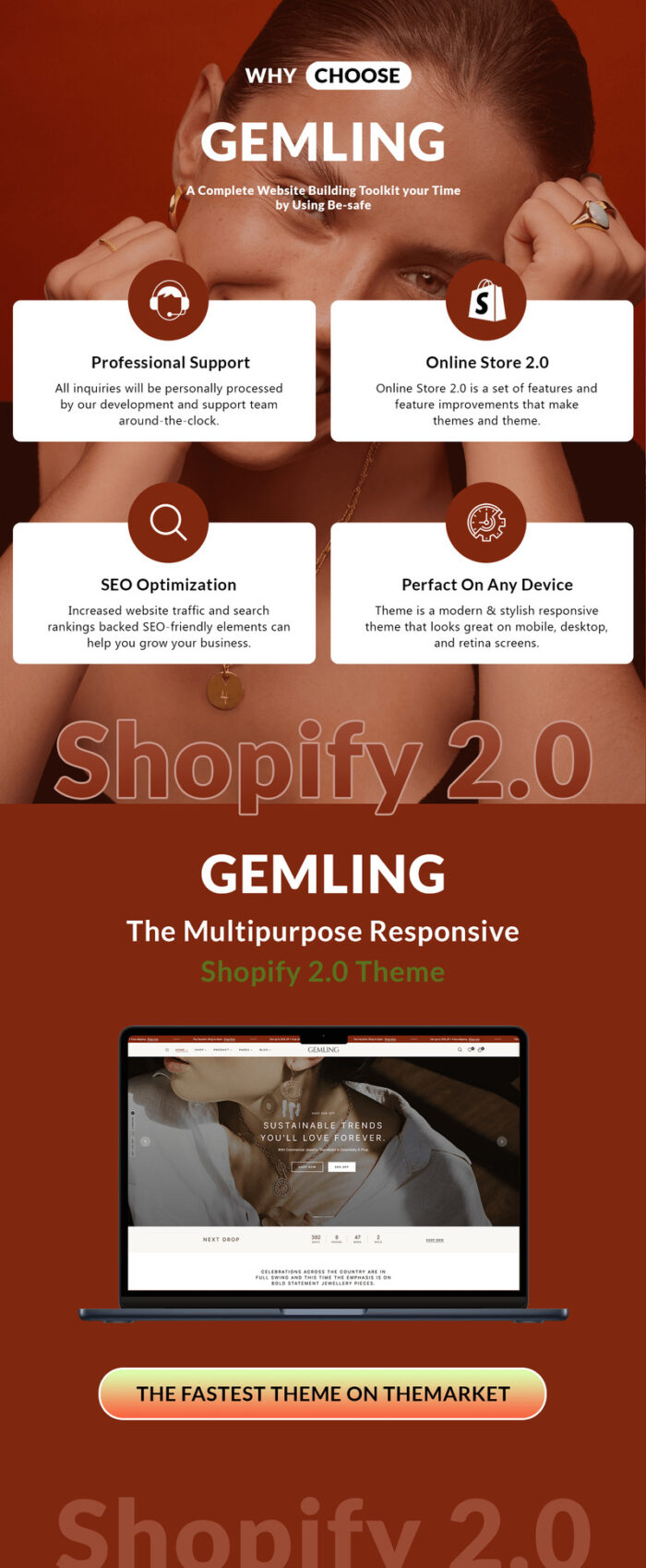 Gemling - Tema Shopify Toko Perhiasan - Fitur Gambar 1