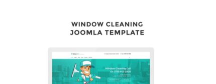 Pure Glass - Template Joomla Layanan Pembersihan Jendela - Fitur Gambar 1