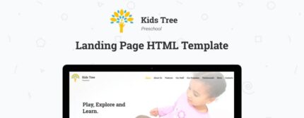 Template Halaman Arahan Prasekolah Kids Tree - Fitur Gambar 1