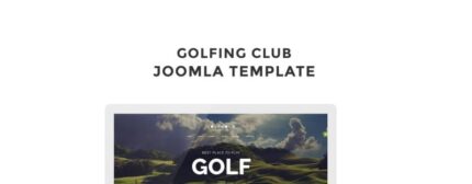 Golf Gold - Template Joomla Klub Golf - Fitur Gambar 1