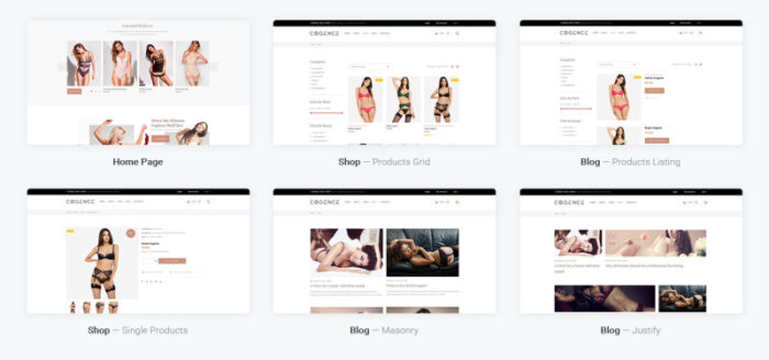 Cogence - Tema WooCommerce Toko Pakaian Dalam - Fitur Gambar 3