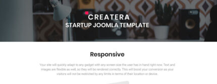 Createra - Template Joomla Startup - Fitur Gambar 1