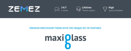 MaxiGlass - Tema PrestaShop Toko Optometri - Fitur Gambar 1