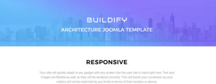 Buildify - Template Joomla Agensi Arsitektur & Desain Elegan - Fitur Gambar 1