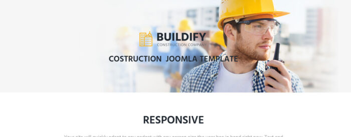 Buildify - Template Joomla Perusahaan Konstruksi - Fitur Gambar 1