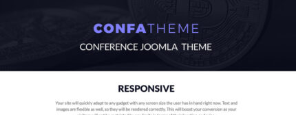 ConfaTheme - Template Joomla Konferensi Bergaya - Fitur Gambar 1