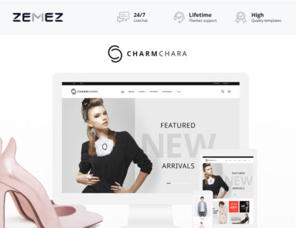 CharmChara - Tema Magento Toko Busana - Fitur Gambar 1