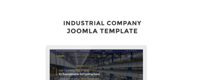 Template Joomla Industro - Perusahaan Industri - Fitur Gambar 1