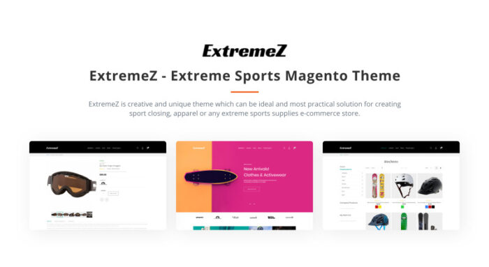 ExtremeZ - Tema Magento Olahraga Ekstrim - Fitur Gambar 3