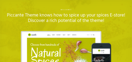 Piccante - Tema Elementor WooCommerce Toko Rempah - Fitur Gambar 1