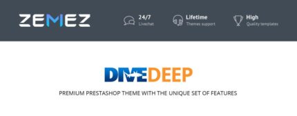 DiveDeep - Tema PrestaShop Peralatan Snorkeling - Fitur Gambar 1