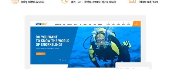 DiveDeep - Tema PrestaShop Peralatan Snorkeling - Fitur Gambar 12