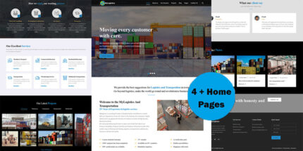 MyLogistics - Template Responsif Html Transportasi - Fitur Gambar 1