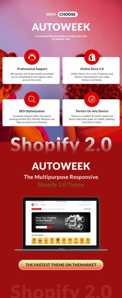 Autoweek - Tema Shopify Suku Cadang Mobil - Fitur Gambar 1